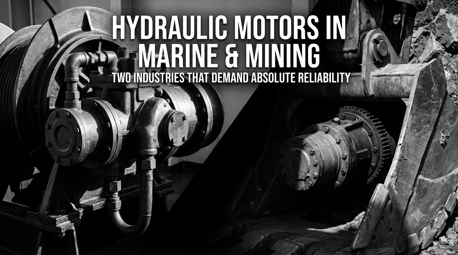 Hydraulic Motors in Marine and Mining: Two Industries That Demand Absolute Reliability