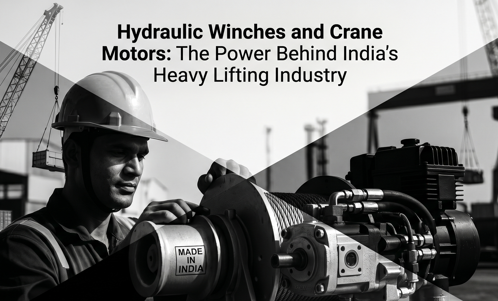 Hydraulic Winches and Crane Motors: The Power Behind India’s Heavy Lifting Industry